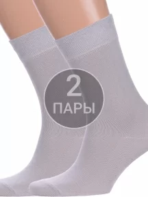 Комплект из 2 пар мужских носков GRAND LINE, 2-М-150, СЕРЫЕ
