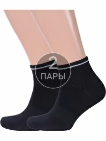 Комплект из 2 пар спортивных носков Рина+, 2-А 12, ЧЕРНЫЕ