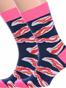 Комплект из 2 пар носков Hobby Line, 2-нус80128-04-14, СИНИЕ