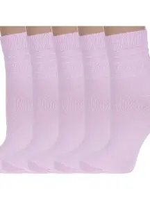 Комплект из 5 пар женских носков RuSocks (Орудьевский трикотаж) СВЕТЛО-РОЗОВЫЕ, (4458) (5-С-400/1)