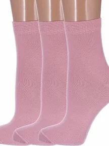 Комплект из 3 пар детских носков Conte kids, 3-5С-11СП, рис. 000, СВЕТЛО-РОЗОВЫЕ