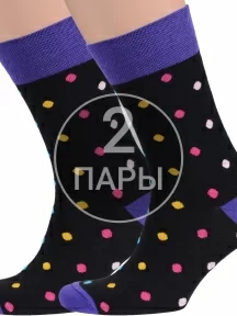 Комплект из 2 пар мужских носков MSCLUB №М03 МУЛЬТИКОЛОР (2-nm-04)