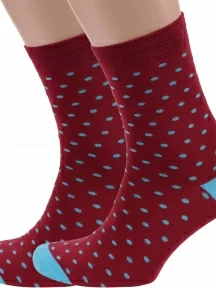 Комплект из 2 пар носков unisex ХОХ FANTASY, 2-XF-27, БОРДОВЫЕ