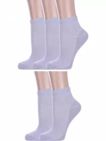 Комплект из 5 пар детских носков Альтаир, 5-Д82, СВЕТЛО-СЕРЫЕ