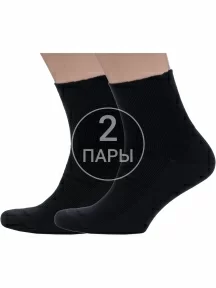 Комплект из 2 пар мужских медицинских носков Dr. Feet ЧЕРНЫЕ (2-16DF1)