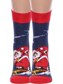 Комплект из 2 пар мужских носков Брестские (БЧК), 2-20С2146, рис. 483, ТЕМНО-СИНИЕ МЕЛАНЖ