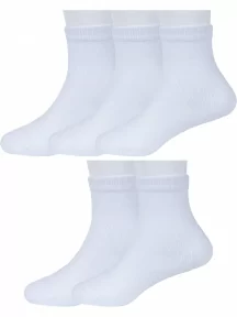 Комплект из 5 пар детских носков Гамма, 5-С765, БЕЛЫЕ