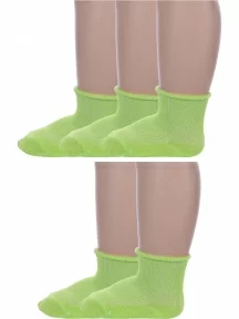 Комплект из 5 пар детских носков Альтаир, 5-С63, САЛАТОВЫЕ