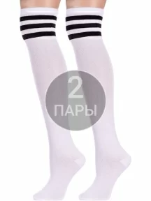 Комплект из 2 пар детских гольфин Альтаир БЕЛЫЕ (2-М98)