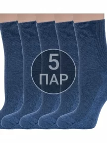 Комплект из 5 пар женских медицинских носков Dr. Feet (PINGONS), 5-15DF8, ДЖИНС