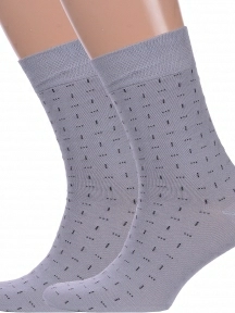 Комплект из 2 пар мужских носков Брестские (БЧК), 2-14с2122, рис. 465, СВЕТЛО-СЕРЫЕ