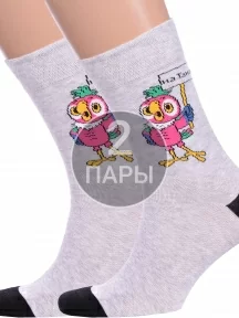 Комплект из 2 пар мужских носков Брестские (БЧК), 2-23С2155, рис. 503, СВЕТЛО-СЕРЫЕ МЕЛАНЖ