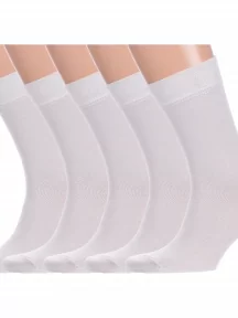 Комплект из 5 пар мужских носков GRAND LINE, 5-М-150, СВЕТЛО-СЕРЫЕ