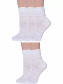 Комплект из 5 пар женских носков Альтаир, 5-С117, СВЕТЛО-СЕРЫЕ МЕЛАНЖ