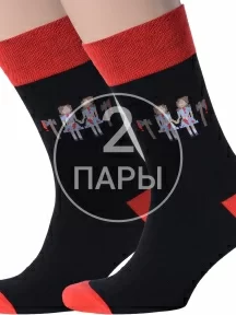 Комплект из 2 пар мужских носков MSCLUB №М18, 2-nm-218, "Близнецы"