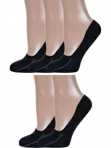 Комплект из 5 пар женских подследников Брестские (БЧК), 5-18С1319, рис. 000, ЧЕРНЫЕ