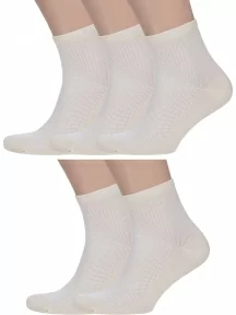 Комплект из 5 пар мужских носков ХОХ, 5-X-1128, БЕЖЕВЫЕ