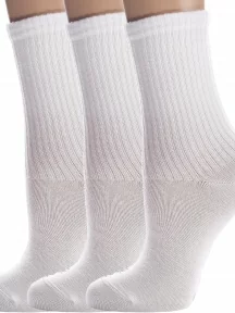 Комплект из 3 пар детских спортивных носков Conte kids, 3-20С-167СП, рис. 000, БЕЛЫЕ