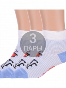 Комплект из 3 пар детских носков Conte kids, 3-17С-10СП, рис. 335, СВЕТЛО-ГОЛУБЫЕ