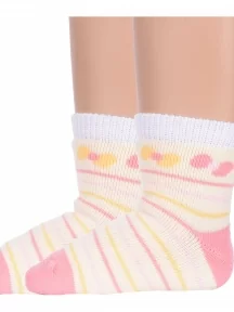 Комплект из 2 пар детских махровых носков Брестские (БЧК), 2-14С3060, рис. 070, СВЕТЛО-ЖЕЛТЫЕ