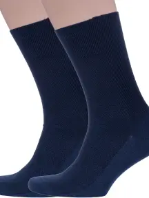 Комплект из 2 пар мужских медицинских носков Dr. Feet ТЕМНО-СИНИЕ (2-15DF3)