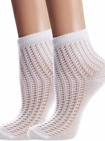 Комплект из 2 пар детских носков Conte kids, 2-20С-204СП, рис. 903, БЕЛЫЕ