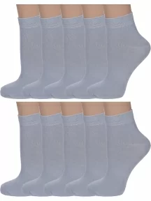 Комплект из 10 пар детских носков ХОХ, 10-d-1229, СЕРЫЕ