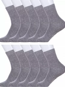 Комплект из 10 пар детских носков Conte kids, 10-5С-11СП, рис. 000, СЕРЫЕ
