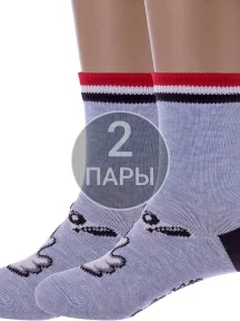 Комплект из 2 пар детских носков Conte kids, 2-17С-10СП, рис. 466, СВЕТЛО-ГОЛУБЫЕ