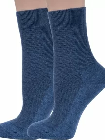 Комплект из 2 пар женских медицинских носков Dr. Feet (PINGONS), 2-15DF8, ДЖИНС