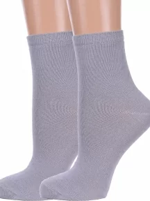 Комплект из 2 пар женских носков Брестские (БЧК), 2-19С1232, рис. 000, СВЕТЛО-СЕРЫЕ