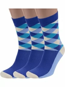 Комплект из 3 пар мужских носков ХОХ FANTASY, 3-XF-23, МУЛЬТИКОЛОР