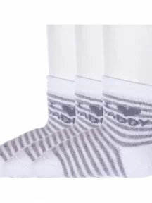 Комплект из 3 пар детских махровых носков "Красная ветка", 3-С-1608, СЕРЫЕ