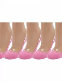 Комплект из 5 пар женских подследников ХОХ, 5-SG-1301, РОЗОВЫЕ
