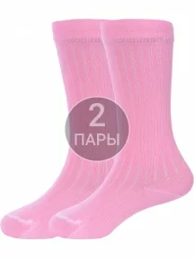 Комплект из 2 пар детских получулков Альтаир ЯРКО-РОЗОВЫЕ (2-А15)