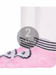Комплект из 2 пар детских носков Conte kids, 2-5С-11СП, рис. 392, СВЕТЛО-РОЗОВЫЕ