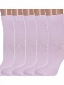 Комплект из 5 пар детских носков Conte kids, 5-5С-11СП, рис. 000, ПЕПЕЛЬНО-РОЗОВЫЕ