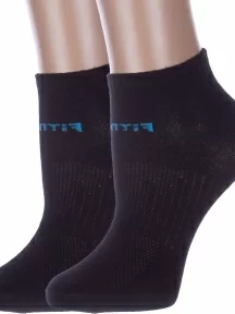 Комплект из 2 пар женских спортивных носков Альтаир, 2-А217, ЧЕРНЫЕ