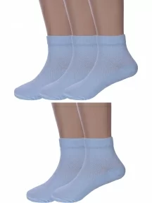 Комплект из 5 пар детских носков Альтаир, 5-Д82, ГОЛУБЫЕ
