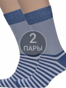 Комплект из 2 пар мужских носков MSCLUB №М50 МУЛЬТИКОЛОР (2-nm-566)