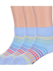 Комплект из 3 пар детских носков Conte kids рис. 256, ГОЛУБЫЕ (3-5С-11СП)