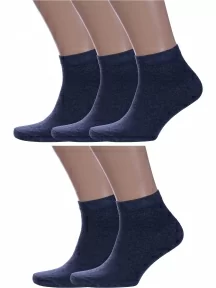 Комплект из 5 пар мужских носков Альтаир, 5-О214, ДЖИНС