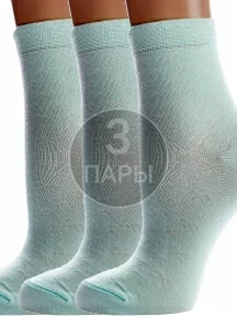 Комплект из 3 пар детских носков Conte kids, 3-13С-9СП, рис. 611, БЛЕДНО-БИРЮЗОВЫЕ