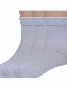 Комплект из 3 пар детских носков LORENZLine, 3-Л33, СЕРЫЕ