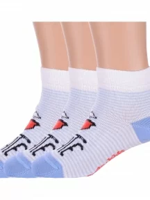Комплект из 3 пар детских носков Conte kids, 3-17С-10СП, рис. 335, СВЕТЛО-ГОЛУБЫЕ