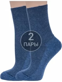 Комплект из 2 пар женских медицинских носков Dr. Feet ДЖИНС (2-15DF6)
