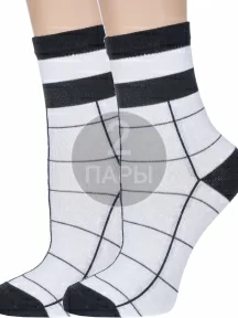 Комплект из 2 пар детских носков "Борисоглебский трикотаж", 2-8С94, БЕЛЫЕ