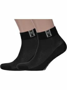Комплект из 2 пар мужских носков RuSocks (Орудьевский трикотаж) ЧЕРНЫЕ (2-М-2211)