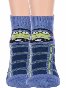 Комплект из 2 пар детских махровых носков Брестские (БЧК), 2-14С3060, рис. 4026, ДЖИНСОВЫЕ