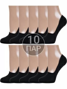 Комплект из 10 пар женских носков Conte, 10-16С-12СП, рис. 000, ЧЕРНЫЕ